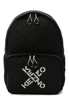 Женский рюкзак active kenzo sport KENZO черного цвета, арт. FA65SA213F21 | Фото 1 (Материал: Текстиль; Стили: Спорт, Кэжуэл; Размер: large)
