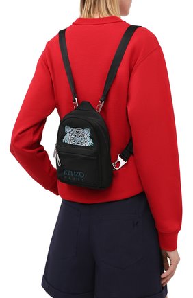Женский рюкзак kampus mini KENZO черного цвета по цене 15300 руб., арт. FA65SF301F20 | Фото 2 Женский рюкзак kampus mini KENZO черного цвета, арт. FA65SF301F20 | Фото 2