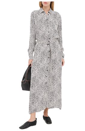 Женское платье из вискозы KENZO черно-белого цвета по цене 54000 руб., арт. FA62R002253C | Фото 2 Женское платье из вискозы KENZO черно-белого цвета, арт. FA62R002253C | Фото 2