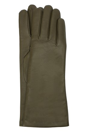 Женские кожаные перчатки AGNELLE хаки цвета по цене 10900 руб., арт. CHRISTINA/C100 | Фото 1 Женские кожаные перчатки AGNELLE хаки цвета, арт. CHRISTINA/C100 | Фото 1