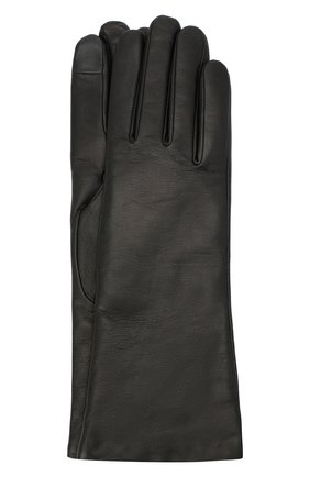 Женские кожаные перчатки AGNELLE черного цвета по цене 10900 руб., арт. CHRISTINA/C100 | Фото 1 Женские кожаные перчатки AGNELLE черного цвета, арт. CHRISTINA/C100 | Фото 1