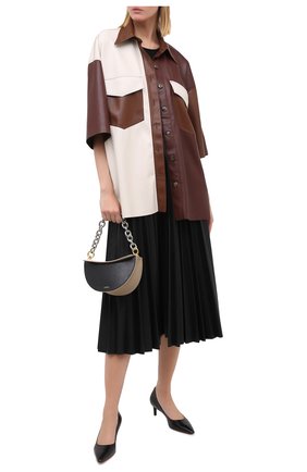 Женская кожаные туфли SANTONI черного цвета по цене 39950 руб., арт. WDAM58910HA2NSZAN01 | Фото 2 Женская кожаные туфли SANTONI черного цвета, арт. WDAM58910HA2NSZAN01 | Фото 2