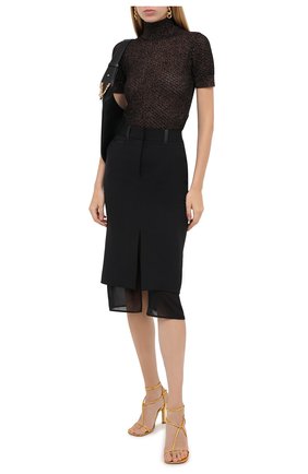 Женская шерстяная юбка TOM FORD черного цвета по цене 187000 руб., арт. GC5509-FAX236 | Фото 2 Женская шерстяная юбка TOM FORD черного цвета, арт. GC5509-FAX236 | Фото 2