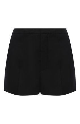 Женские шерстяные шорты SAINT LAURENT черного цвета по цене 66250 руб., арт. 633791/Y221W | Фото 1 Женские шерстяные шорты SAINT LAURENT черного цвета, арт. 633791/Y221W | Фото 1 (Длина Ж (юбки, платья, шорты): Мини; Материал внешний: Шерсть; Женское Кросс-КТ: Шорты-одежда; Стили: Кэжуэл, Классический, Минимализм)