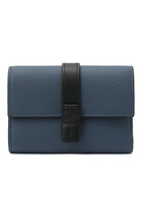 Женские кожаное портмоне LOEWE синего цвета по цене 41200 руб., арт. 124.12.S86 | Фото 1 Женские кожаное портмоне LOEWE синего цвета, арт. 124.12.S86 | Фото 1