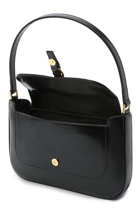 Женская сумка miranda BY FAR черного цвета, арт. 19PFMDASBLWMED | Фото 4 (Сумки-технические: Сумки top-handle; Размер: medium; Материал: Натуральная кожа)