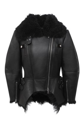 Женская дубленка ALEXANDER MCQUEEN черного цвета по цене 443000 руб., арт. 633562/Q5AEU | Фото 1 Женская дубленка ALEXANDER MCQUEEN черного цвета, арт. 633562/Q5AEU | Фото 1