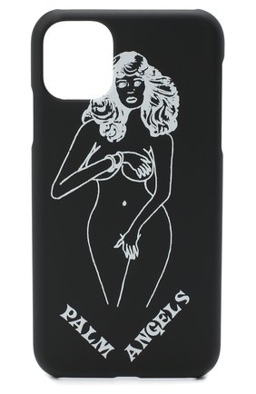 Мужской чехол для iphone 11 PALM ANGELS черного цвета по цене 6890 руб., арт. PMPA015F20PLA0031001 | Фото 1 Мужской чехол для iphone 11 PALM ANGELS черного цвета, арт. PMPA015F20PLA0031001 | Фото 1