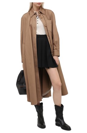 Женские кожаные сапоги biker GOLDEN GOOSE DELUXE BRAND черного цвета по цене 66450 руб., арт. GWF00153.F000503 | Фото 2 Женские кожаные сапоги biker GOLDEN GOOSE DELUXE BRAND черного цвета, арт. GWF00153.F000503 | Фото 2