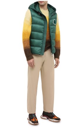 Мужские комбинированные кроссовки leave no trace MONCLER разноцветного цвета по цене 46500 руб., арт. F2-09A-4M701-00-02SH9 | Фото 2 Мужские комбинированные кроссовки leave no trace MONCLER разноцветного цвета, арт. F2-09A-4M701-00-02SH9 | Фото 2