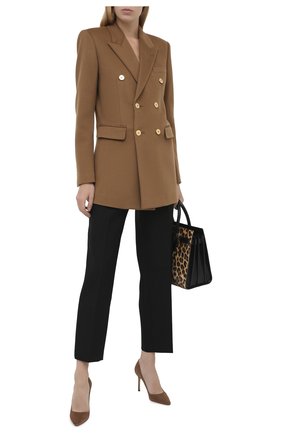 Женская замшевые туфли romy 85 JIMMY CHOO коричневого цвета по цене 45400 руб., арт. R0MY 85/SUE | Фото 2 Женская замшевые туфли romy 85 JIMMY CHOO коричневого цвета, арт. R0MY 85/SUE | Фото 2