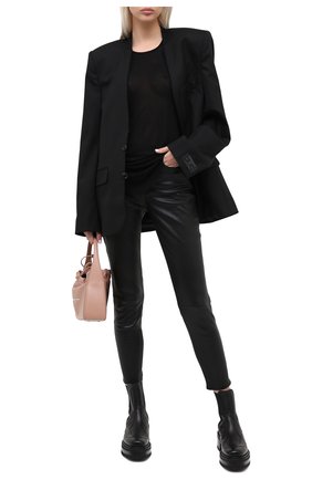 Женские кожаные брюки RAG&BONE черного цвета по цене 106000 руб., арт. WAW19F70483448 | Фото 2 Женские кожаные брюки RAG&BONE черного цвета, арт. WAW19F70483448 | Фото 2