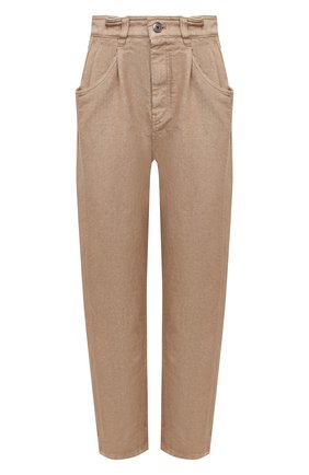 Женские джинсы BRUNELLO CUCINELLI золотого цвета по цене 105000 руб., арт. MA176P5597 | Фото 1 Женские джинсы BRUNELLO CUCINELLI золотого цвета, арт. MA176P5597 | Фото 1 (Материал внешний: Хлопок, Деним; Длина (брюки, джинсы): Стандартные; Кросс-КТ: Деним; Силуэт Ж (брюки и джинсы): Бойфренды; Стили: Кэжуэл)