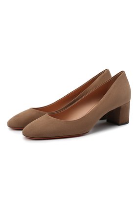 Женская замшевые туфли SANTONI светло-коричневого цвета по цене 41300 руб., арт. WDLA58930HA2NMGDM60 | Фото 1 Женская замшевые туфли SANTONI светло-коричневого цвета, арт. WDLA58930HA2NMGDM60 | Фото 1