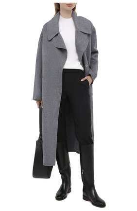 Женские сапоги SANTONI черного цвета по цене 89300 руб., арт. WSNH58900BJ2NBCKN01 | Фото 2 Женские сапоги SANTONI черного цвета, арт. WSNH58900BJ2NBCKN01 | Фото 2