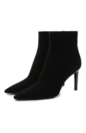 Женские замшевые ботильоны SANTONI черного цвета по цене 61750 руб., арт. WTA058951HA2TLKSN01 | Фото 1 Женские замшевые ботильоны SANTONI черного цвета, арт. WTA058951HA2TLKSN01 | Фото 1