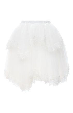 Женская юбка VETEMENTS белого цвета по цене 211000 руб., арт. WAH21SK102 1335/WHITE | Фото 1 Женская юбка VETEMENTS белого цвета, арт. WAH21SK102 1335/WHITE | Фото 1