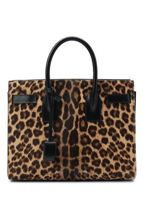 Женская сумка sac de jour SAINT LAURENT леопардового цвета по цене 259500 руб., арт. 398709/1ZR2W | Фото 1 Женская сумка sac de jour SAINT LAURENT леопардового цвета, арт. 398709/1ZR2W | Фото 1