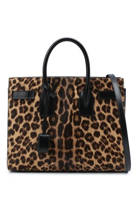 Женская сумка sac de jour SAINT LAURENT леопардового цвета по цене 259500 руб., арт. 398709/1ZR2W | Фото 6 Женская сумка sac de jour SAINT LAURENT леопардового цвета, арт. 398709/1ZR2W | Фото 6