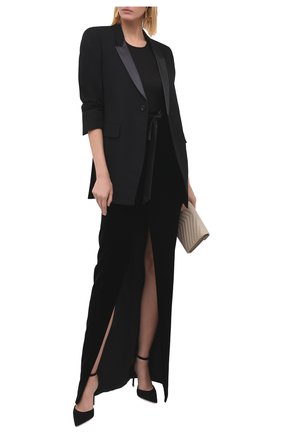 Женская юбка SAINT LAURENT черного цвета по цене 136500 руб., арт. 627256/Y525R | Фото 2 Женская юбка SAINT LAURENT черного цвета, арт. 627256/Y525R | Фото 2