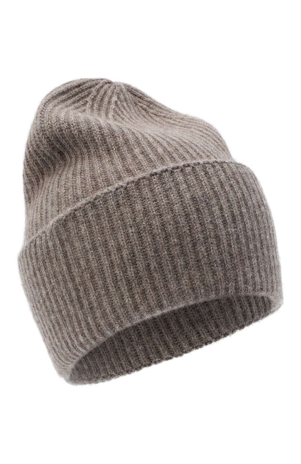 Женская кашемировая шапка FTC коричневого цвета, арт. 800-0950 | Фото 1 (Материал: Текстиль, Кашемир, Шерсть; Региональные ограничения белый список (Axapta Mercury): RU)