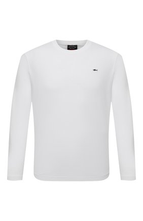 Мужская хлопковый лонгслив PAUL&SHARK белого цвета по цене 11350 руб., арт. C0P1093/C00 | Фото 1 Мужская хлопковый лонгслив PAUL&SHARK белого цвета, арт. C0P1093/C00 | Фото 1