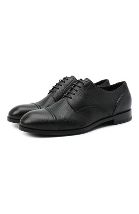 Мужской кожаные дерби ERMENEGILDO ZEGNA черного цвета по цене 57850 руб., арт. A4379X-LHCV0 | Фото 1 Мужской кожаные дерби ERMENEGILDO ZEGNA черного цвета, арт. A4379X-LHCV0 | Фото 1