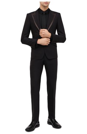 Мужская хлопковая сорочка DOLCE & GABBANA черного цвета по цене 41650 руб., арт. G5EJ0Z/GE013 | Фото 2 Мужская хлопковая сорочка DOLCE & GABBANA черного цвета, арт. G5EJ0Z/GE013 | Фото 2