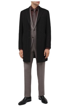 Мужские кожаные оксфорды SANTONI черного цвета по цене 65800 руб., арт. MCLE16207SI1ESCSN01 | Фото 2 Мужские кожаные оксфорды SANTONI черного цвета, арт. MCLE16207SI1ESCSN01 | Фото 2