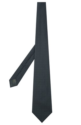 Мужской шелковый галстук BRIONI темно-зеленого цвета по цене 23700 руб., арт. 062I00/09472 | Фото 2 Мужской шелковый галстук BRIONI темно-зеленого цвета, арт. 062I00/09472 | Фото 2