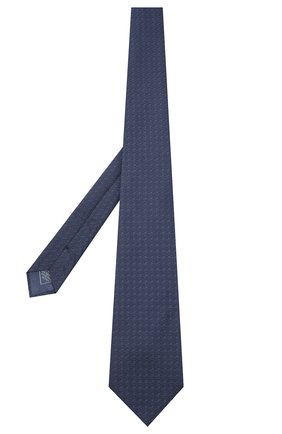 Мужской шелковый галстук BRIONI темно-синего цвета по цене 23700 руб., арт. 062I00/09472 | Фото 2 Мужской шелковый галстук BRIONI темно-синего цвета, арт. 062I00/09472 | Фото 2