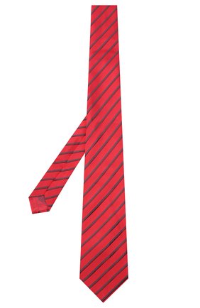 Мужской шелковый галстук BRIONI красного цвета, арт. 062I00/09470 | Фото 2 (Материал: Текстиль, Шелк; Принт: С принтом; Региональные ограничения белый список (Axapta Mercury): RU)
