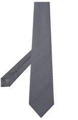 Мужской шелковый галстук BRIONI серого цвета, арт. 062I00/09426 | Фото 2 (Принт: С принтом; Материал: Текстиль, Шелк; Региональные ограничения белый список (Axapta Mercury): RU)
