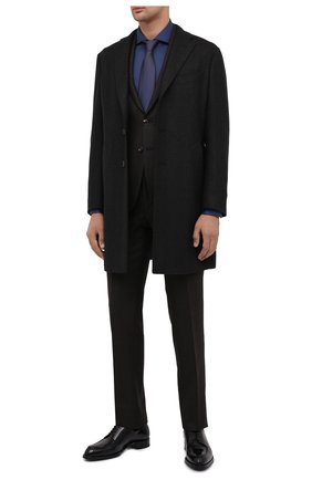 Мужские кожаные дерби BRIONI черного цвета по цене 85550 руб., арт. QE1D0L/P6757 | Фото 2 Мужские кожаные дерби BRIONI черного цвета, арт. QE1D0L/P6757 | Фото 2