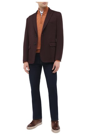 Мужские джинсы CANALI темно-синего цвета по цене 23550 руб., арт. 91700/PD00817 | Фото 2 Мужские джинсы CANALI темно-синего цвета, арт. 91700/PD00817 | Фото 2