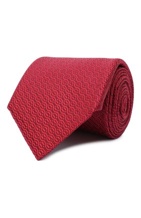 Мужской шелковый галстук CANALI красного цвета по цене 12700 руб., арт. 70/HJ02839 | Фото 1 Мужской шелковый галстук CANALI красного цвета, арт. 70/HJ02839 | Фото 1