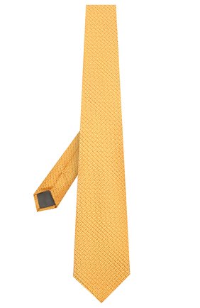 Мужской шелковый галстук CANALI желтого цвета по цене 12150 руб., арт. 18/HJ02839 | Фото 2 Мужской шелковый галстук CANALI желтого цвета, арт. 18/HJ02839 | Фото 2