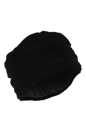 Женская шапка из вискозы и шелка GIORGIO ARMANI черного цвета по цене 47650 руб., арт. 797406/0A511 | Фото 1 Женская шапка из вискозы и шелка GIORGIO ARMANI черного цвета, арт. 797406/0A511 | Фото 1