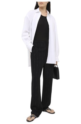 Женские брюки BALENCIAGA черного цвета по цене 79950 руб., арт. 622011/TILT7 | Фото 2 Женские брюки BALENCIAGA черного цвета, арт. 622011/TILT7 | Фото 2