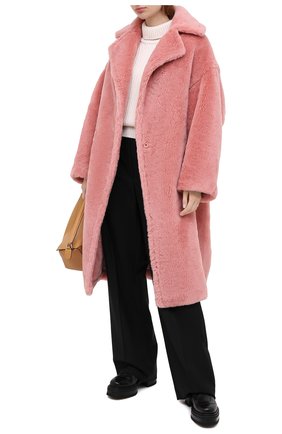 Женская шуба из экомеха FORTE DEI MARMI COUTURE розового цвета по цене 83500 руб., арт. 20WF7501-03 | Фото 2 Женская шуба из экомеха FORTE DEI MARMI COUTURE розового цвета, арт. 20WF7501-03 | Фото 2