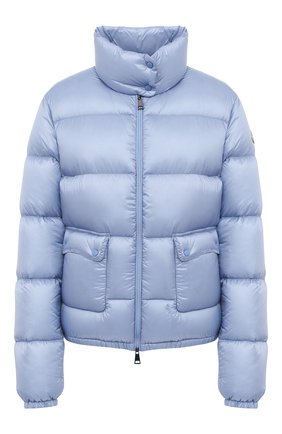Женский пуховик MONCLER голубого цвета по цене 66700 руб., арт. F2-093-1A202-00-C0229 | Фото 1 Женский пуховик MONCLER голубого цвета, арт. F2-093-1A202-00-C0229 | Фото 1