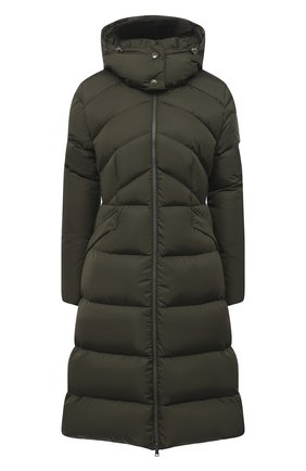 Женский пуховик MONCLER хаки цвета по цене 122000 руб., арт. F2-093-1D507-00-C0068 | Фото 1 Женский пуховик MONCLER хаки цвета, арт. F2-093-1D507-00-C0068 | Фото 1