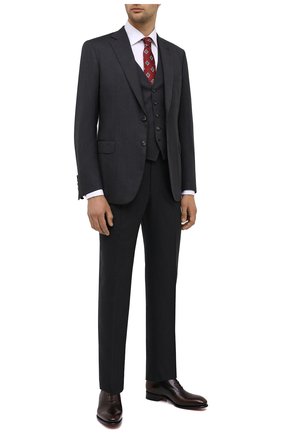 Мужские кожаные оксфорды SANTONI коричневого цвета по цене 86100 руб., арт. MCCR16229MC1HNGWT50 | Фото 2 Мужские кожаные оксфорды SANTONI коричневого цвета, арт. MCCR16229MC1HNGWT50 | Фото 2