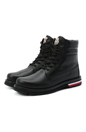 Мужские кожаные ботинки vancouver MONCLER черного цвета по цене 57200 руб., арт. F2-09A-4F700-00-02S71 | Фото 1 Мужские кожаные ботинки vancouver MONCLER черного цвета, арт. F2-09A-4F700-00-02S71 | Фото 1 (Материал внутренний: Натуральная кожа; Подошва: Плоская; Мужское Кросс-КТ: Ботинки-обувь)