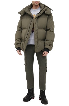 Мужские кожаные ботинки vancouver MONCLER черного цвета по цене 57200 руб., арт. F2-09A-4F700-00-02S71 | Фото 2 Мужские кожаные ботинки vancouver MONCLER черного цвета, арт. F2-09A-4F700-00-02S71 | Фото 2 (Материал внутренний: Натуральная кожа; Подошва: Плоская; Мужское Кросс-КТ: Ботинки-обувь)