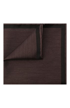 Мужской шелковый платок BRIONI коричневого цвета по цене 12850 руб., арт. 071000/0942R | Фото 1 Мужской шелковый платок BRIONI коричневого цвета, арт. 071000/0942R | Фото 1