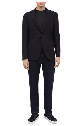 Мужские джинсы CANALI темно-синего цвета по цене 34650 руб., арт. 91732R/PX00818 | Фото 2 Мужские джинсы CANALI темно-синего цвета, арт. 91732R/PX00818 | Фото 2