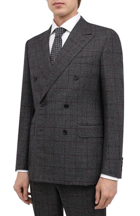 Мужской шерстяной костюм CANALI коричневого цвета по цене 167500 руб., арт. 11487/19/BF00778 | Фото 2 Мужской шерстяной костюм CANALI коричневого цвета, арт. 11487/19/BF00778 | Фото 2