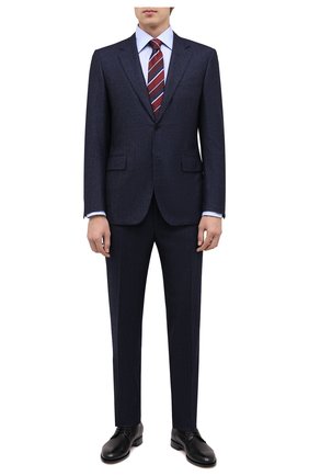 Мужской шерстяной костюм CANALI синего цвета по цене 136500 руб., арт. 11280/19/BF01213 | Фото 1 Мужской шерстяной костюм CANALI синего цвета, арт. 11280/19/BF01213 | Фото 1