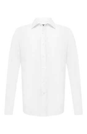 Мужская хлопковая сорочка CANALI белого цвета по цене 18000 руб., арт. NX05/GR01598 | Фото 1 Мужская хлопковая сорочка CANALI белого цвета, арт. NX05/GR01598 | Фото 1